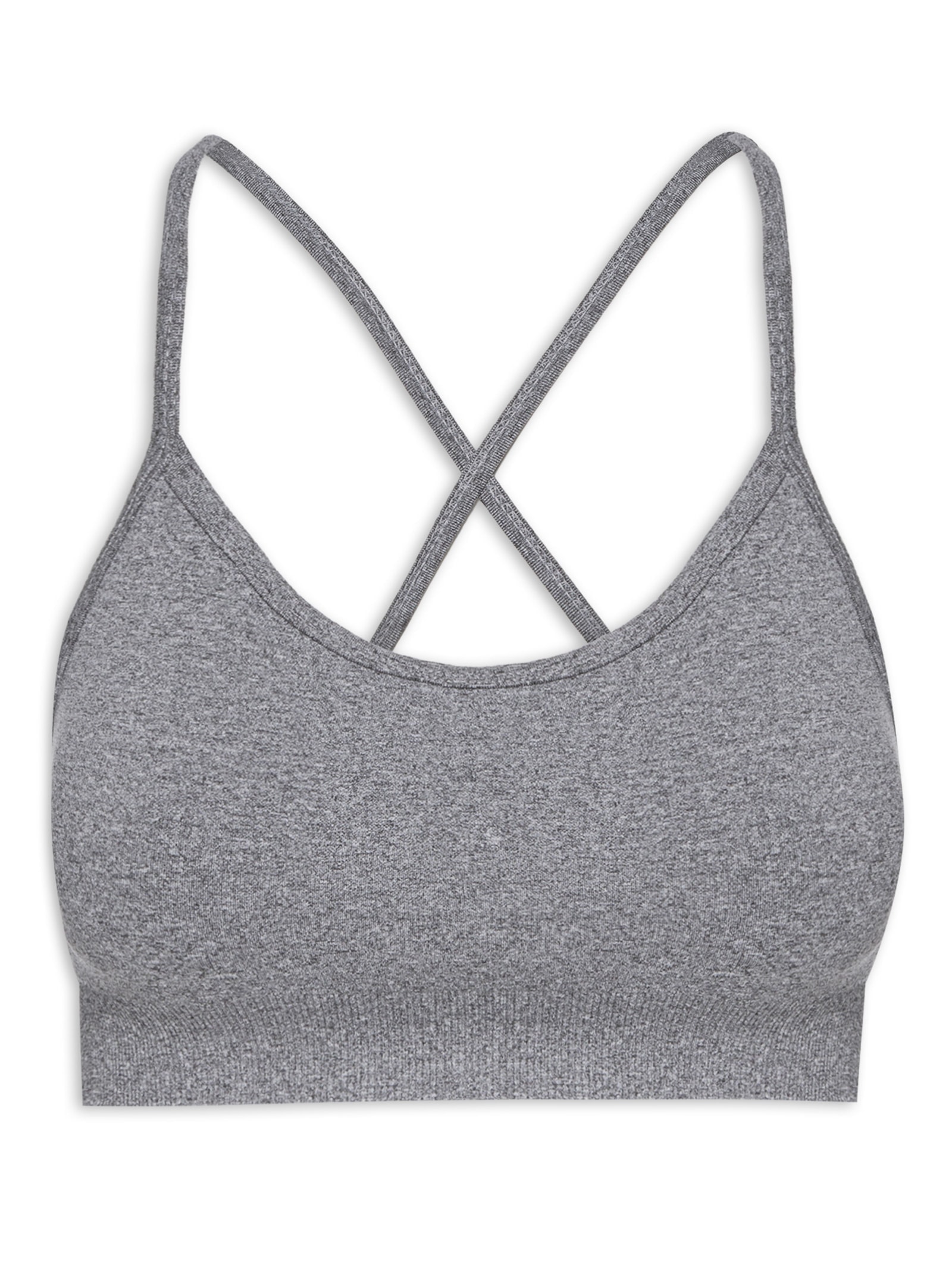 Top Esportivo Em Poliamida Mescla Cinza Hering Sports