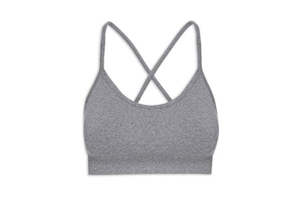 Top Esportivo Em Poliamida Mescla - Cinza