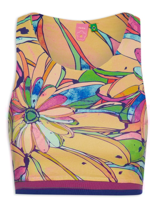 Top Esportivo Sonho De Banana - Amarelo