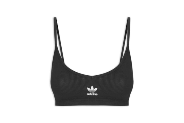 Top Essential Rib Bralet - Preto