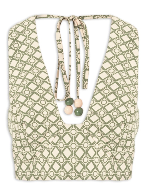 Top Estampa Amanhecer – Verde