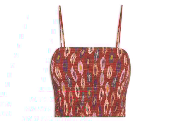 Top Estampa Morada - Laranja 