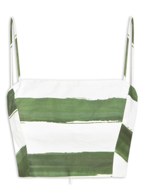 Top Estampa Natureza - Verde