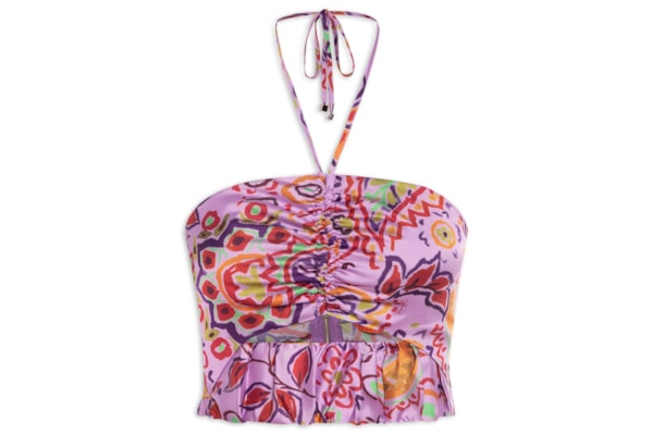 Top Estampado - Lilás