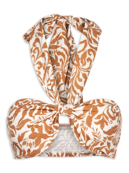 Top Estampado – Marrom