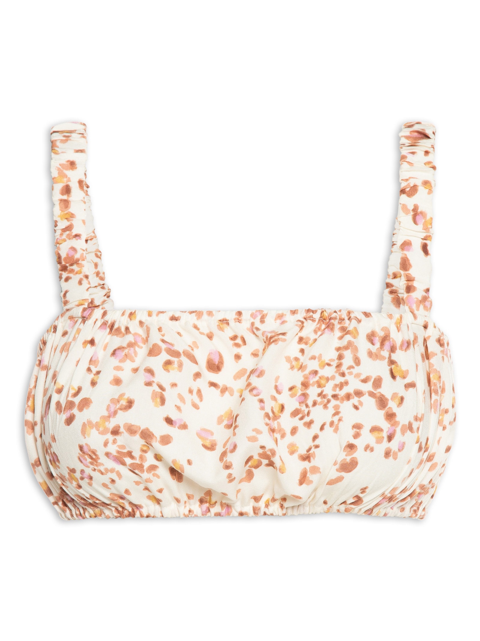 Top Estampado Onça Artsy Buquet Animal Print Animale Jeans