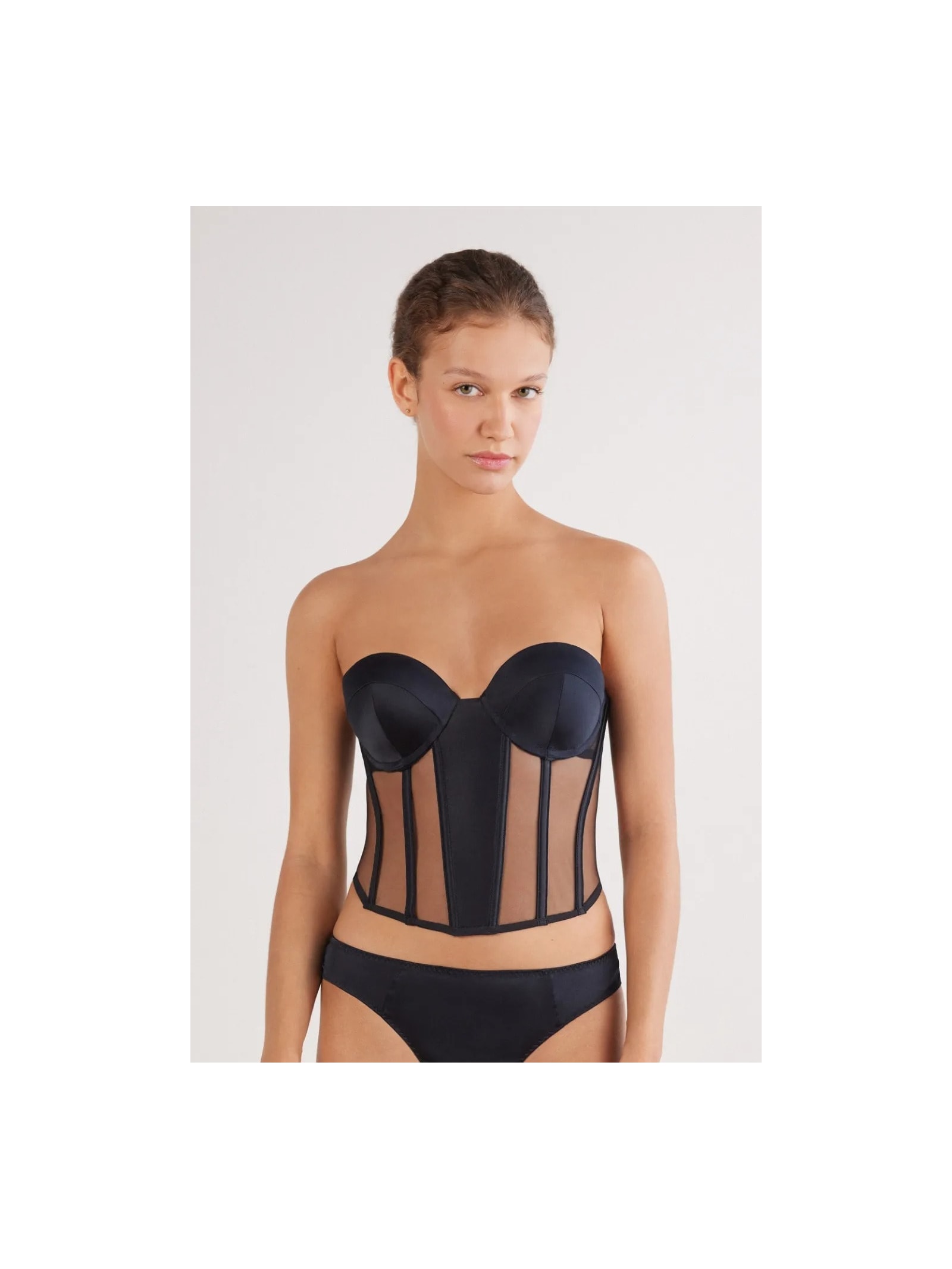 Top Estruturado Anna Handcrafted Luxury Preto Intimissimi
