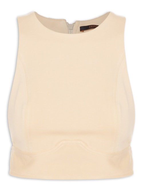 Top Estruturado Bam – Bege