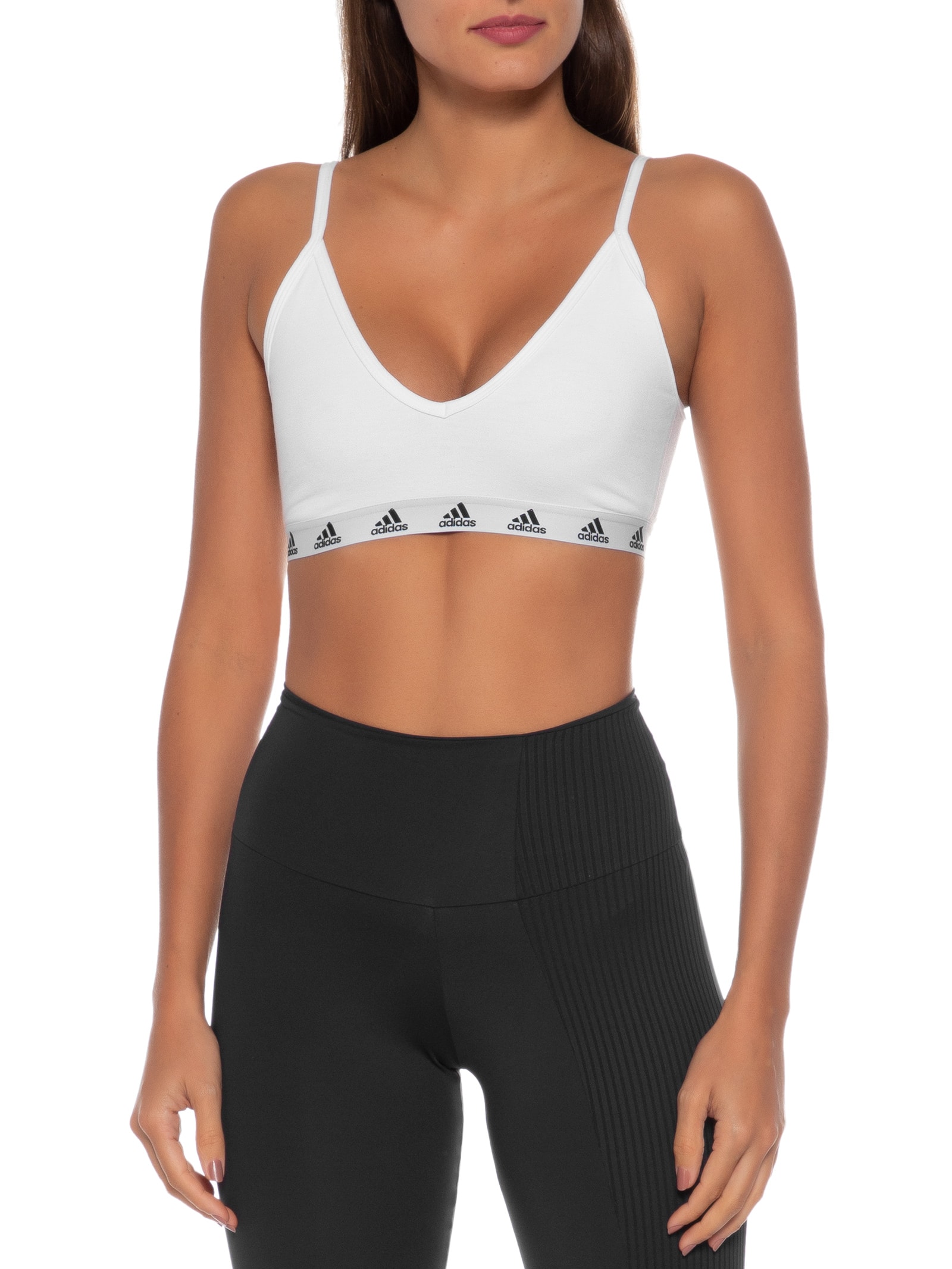 Top Everyday Suporte Leve Branco Adidas