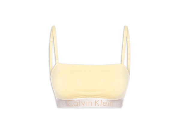 Top Faixa Alças Cotton Reveillon - Amarelo