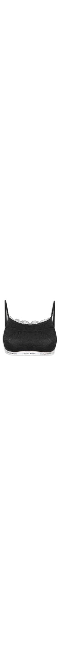 Top Faixa Ck Modern Lace - Preto