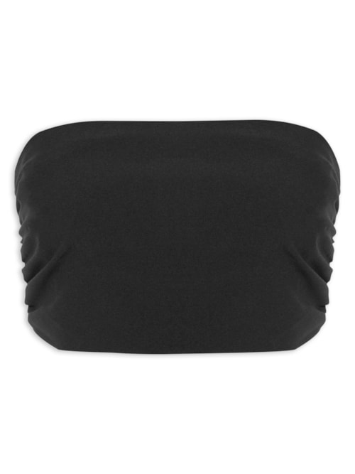 Top Faixa Franzido – Preto