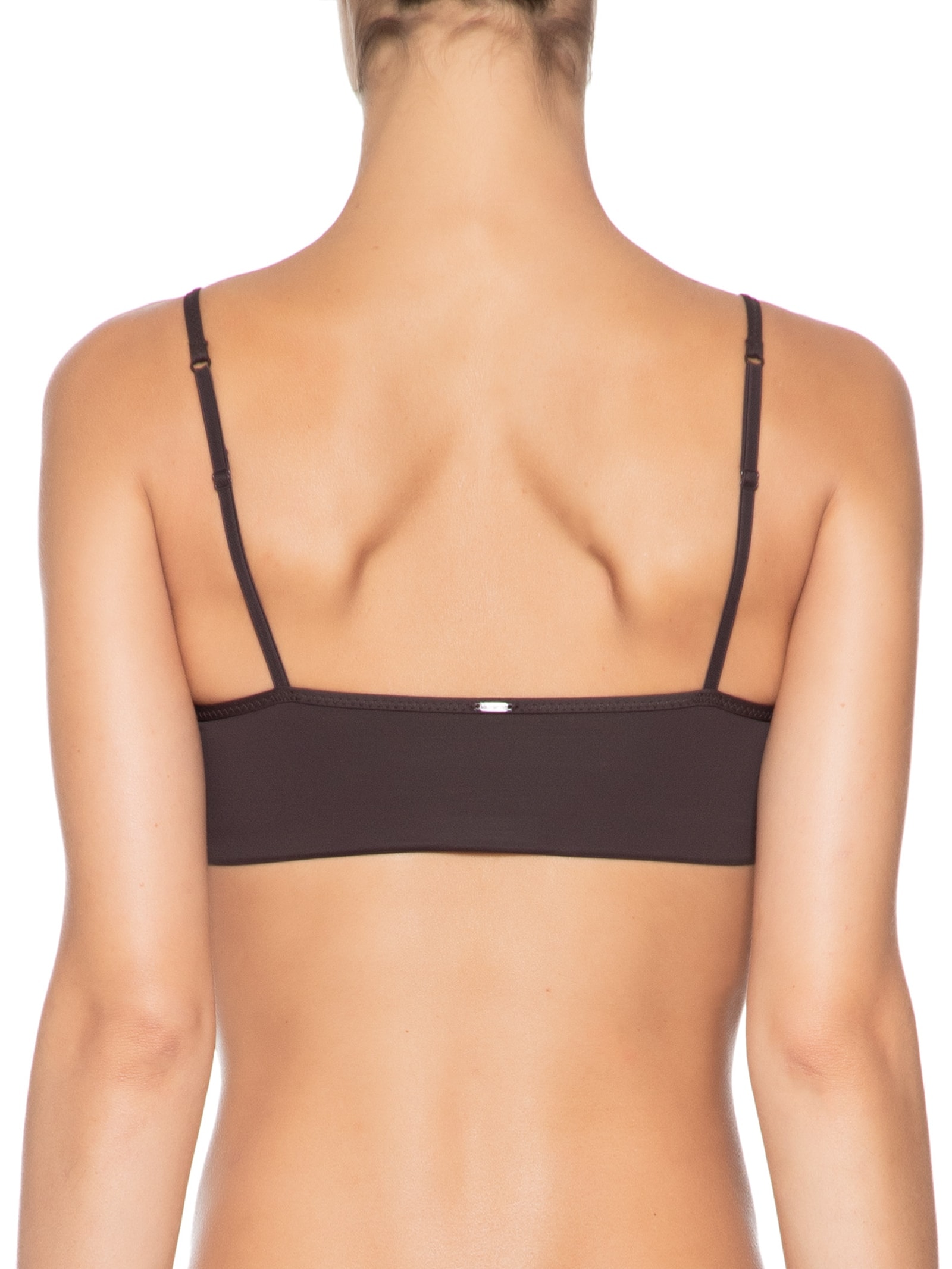 Top Faixa Marrom Valisere