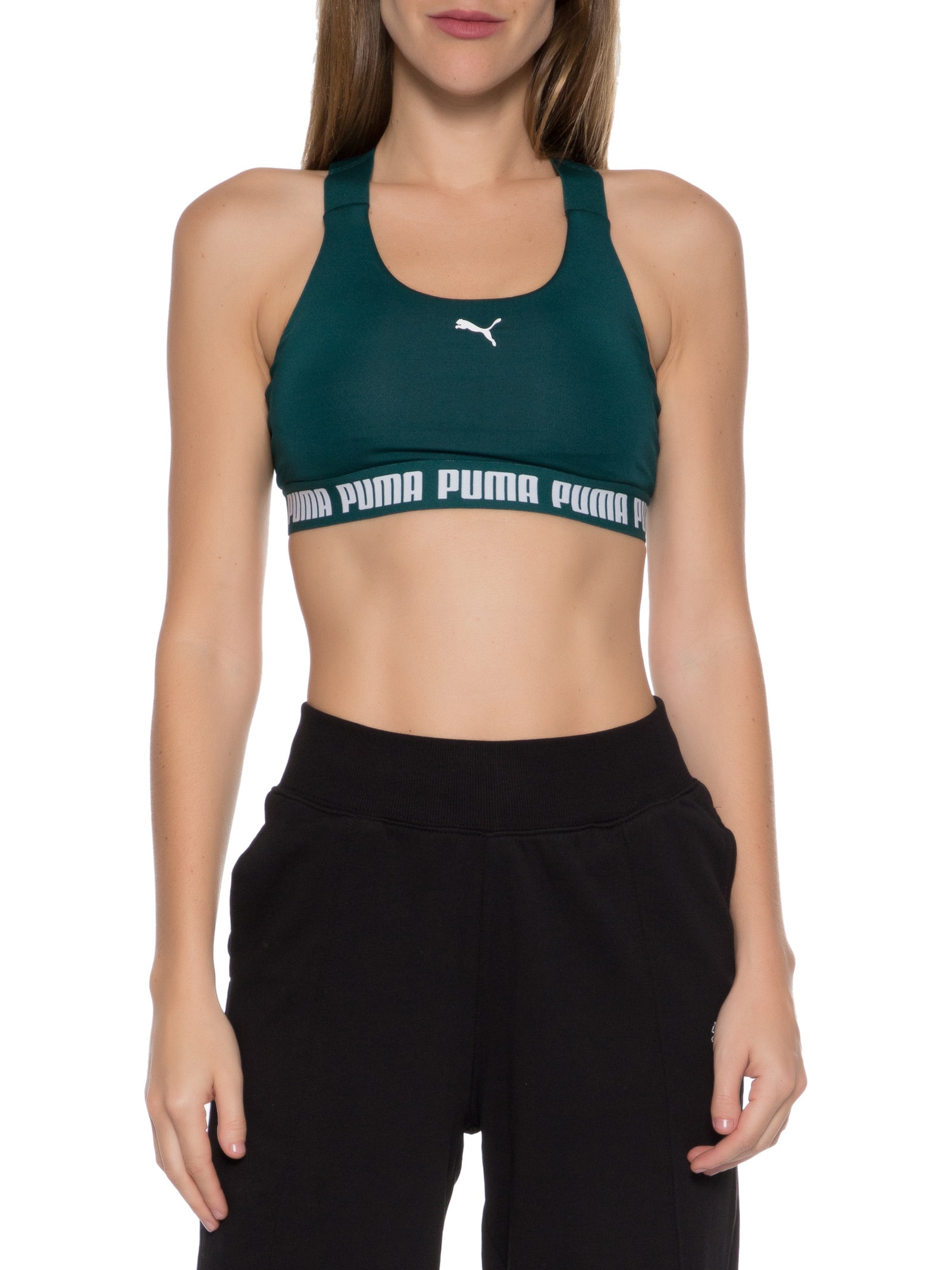 Top Feel It Mid Impact Verde Puma