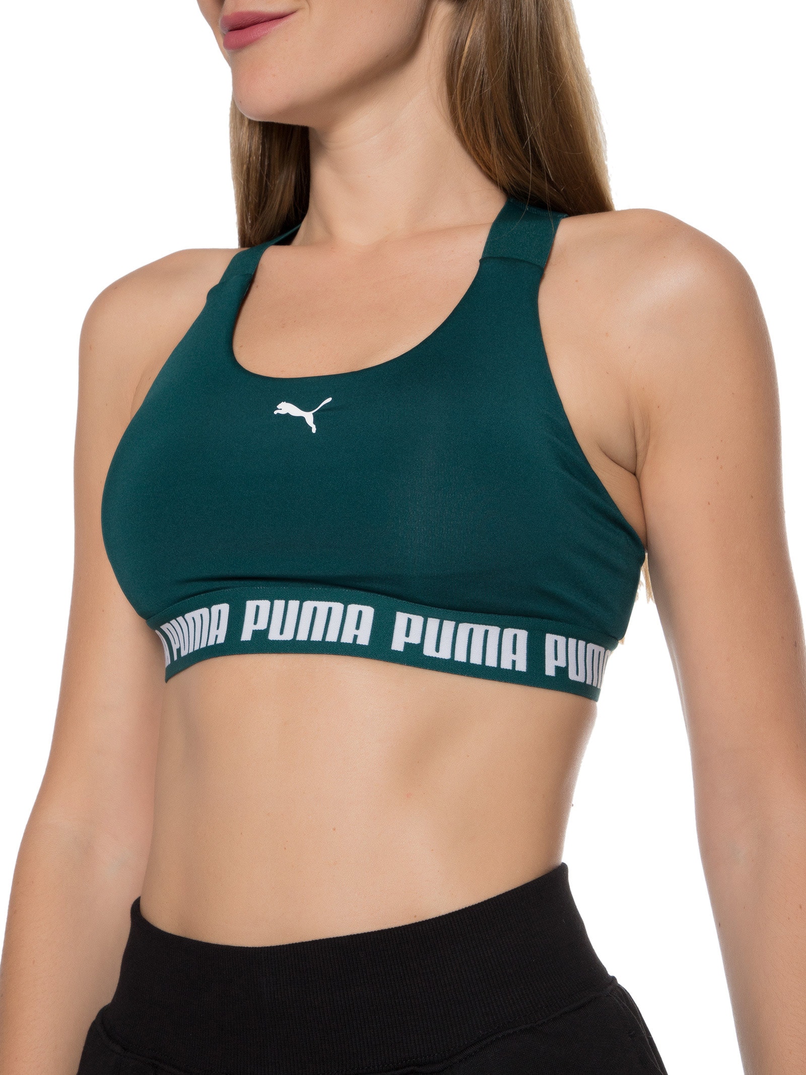 Top Feel It Mid Impact Verde Puma