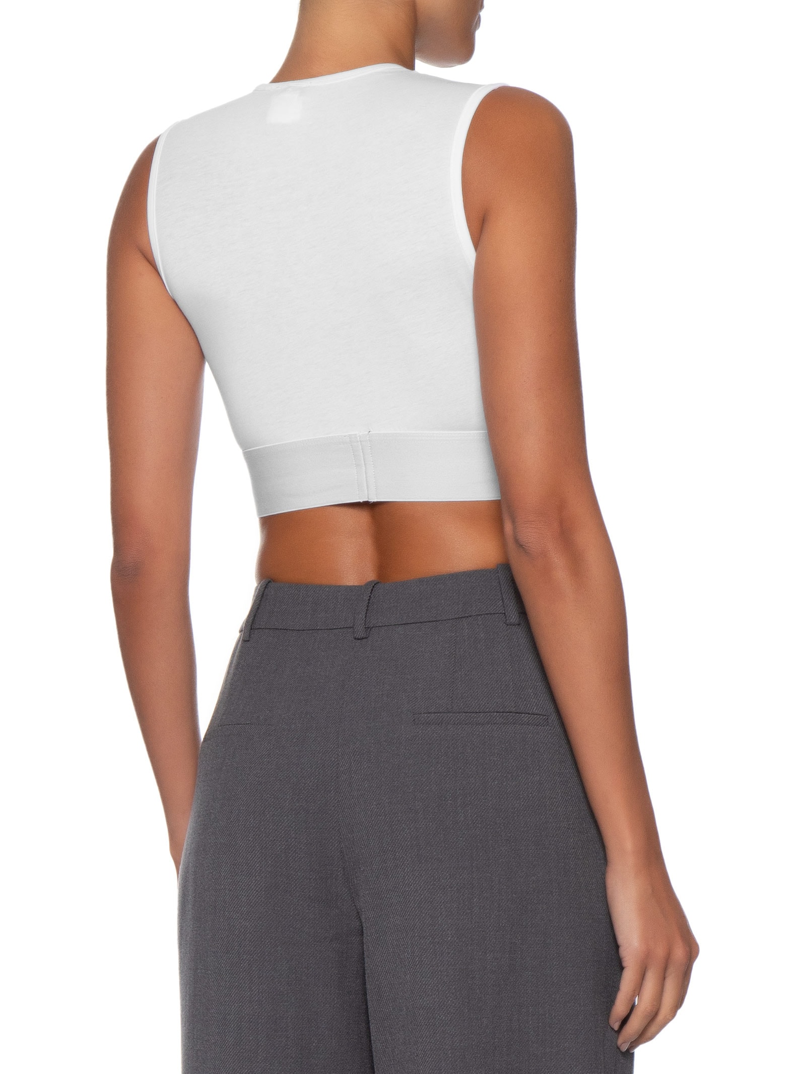 Top Feminino Ada-D-Pop Tank Branco Diesel