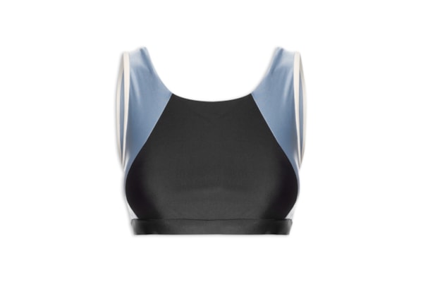 Top Feminino Alça Cruzada Liso - Preto