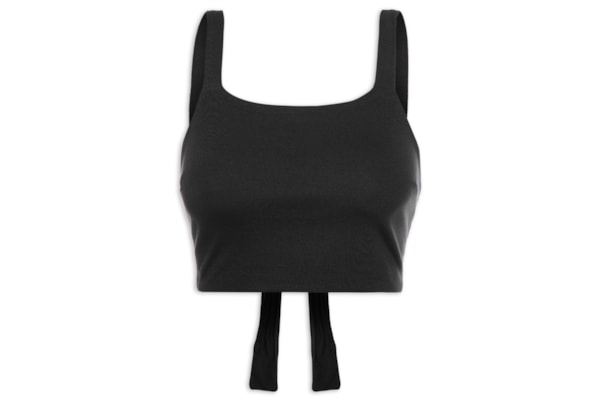 Top Feminino Amarração - Preto