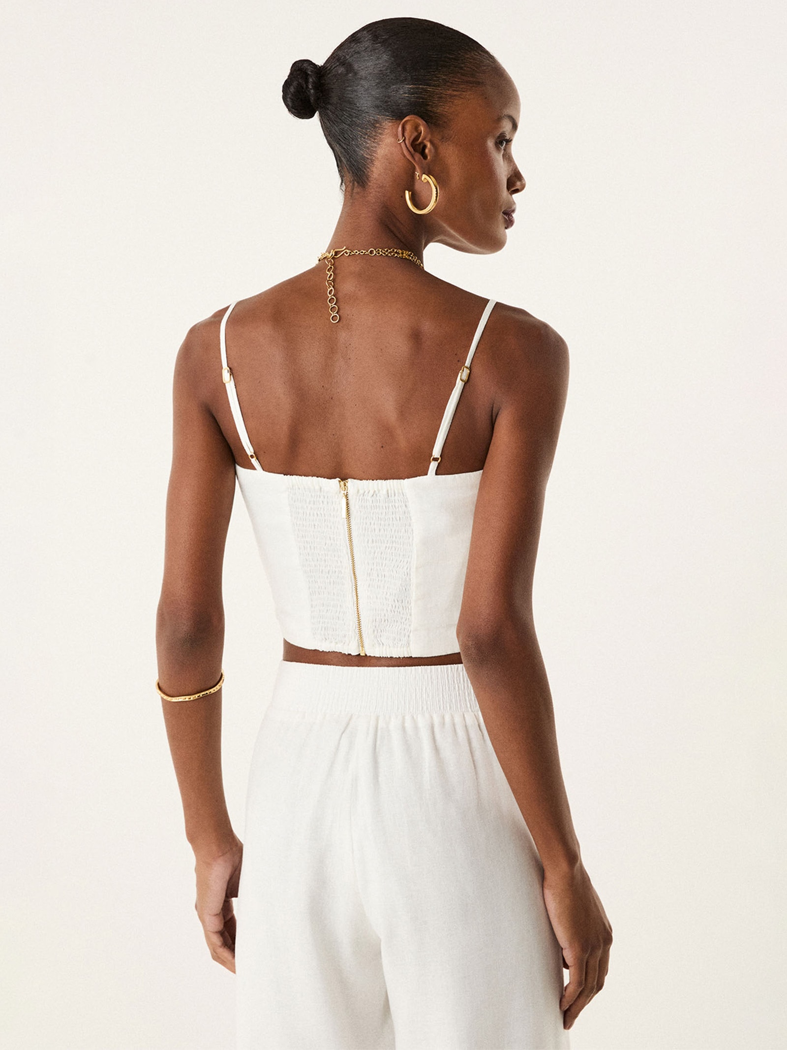 Top Feminino Anika – Branco Vix