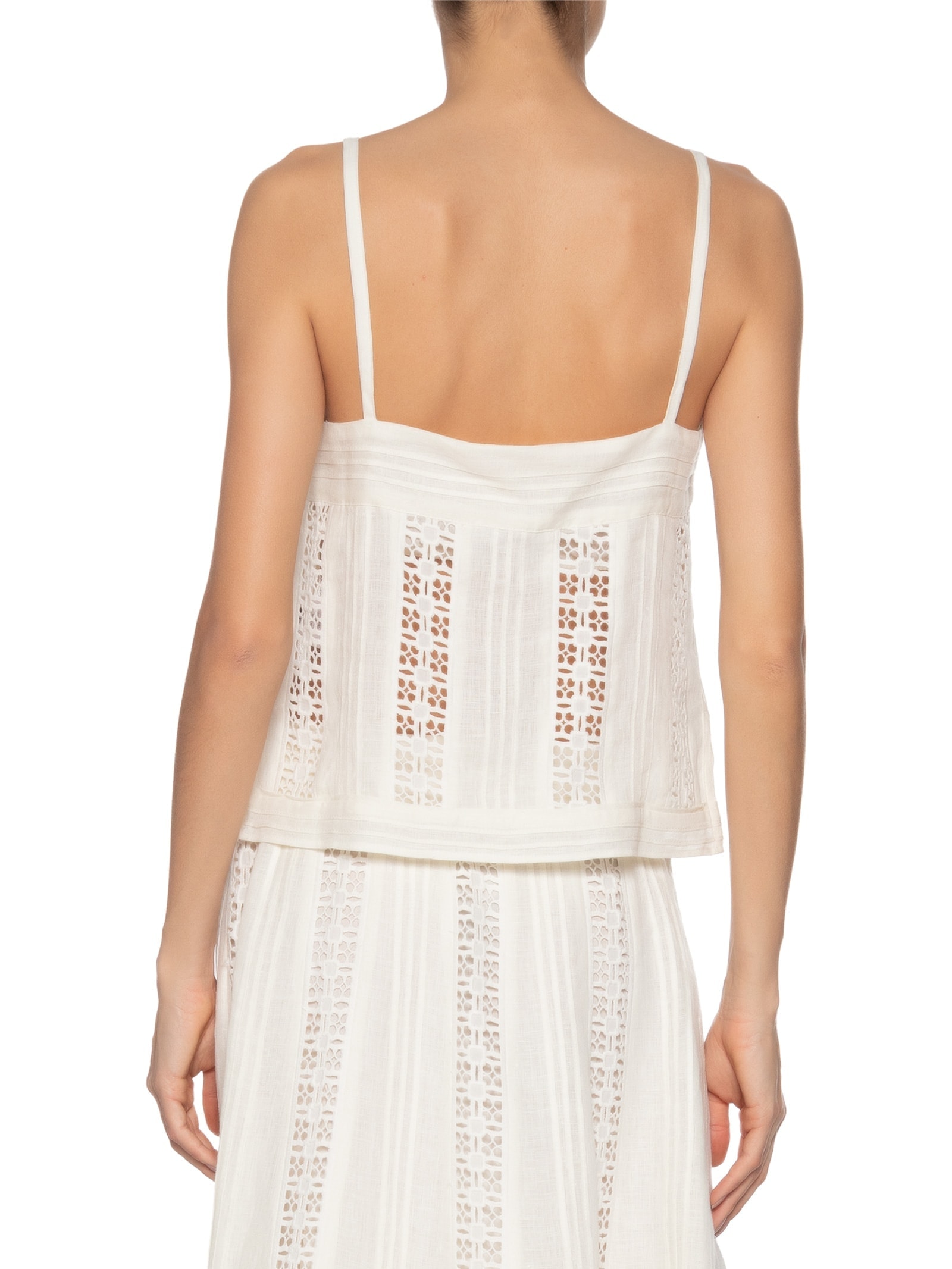 Top Feminino Aral  Branco Animale