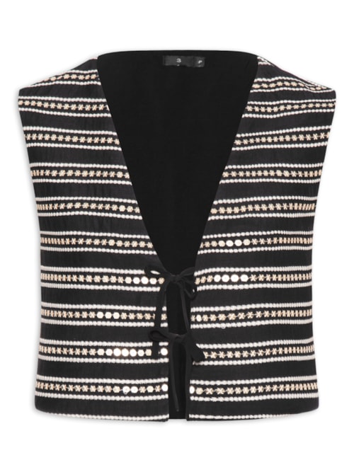 Top Feminino Astral Viv – Preto