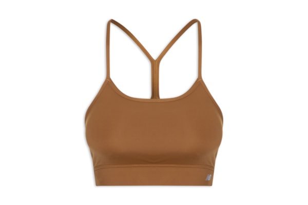Top Feminino Basic Yoga - Marrom