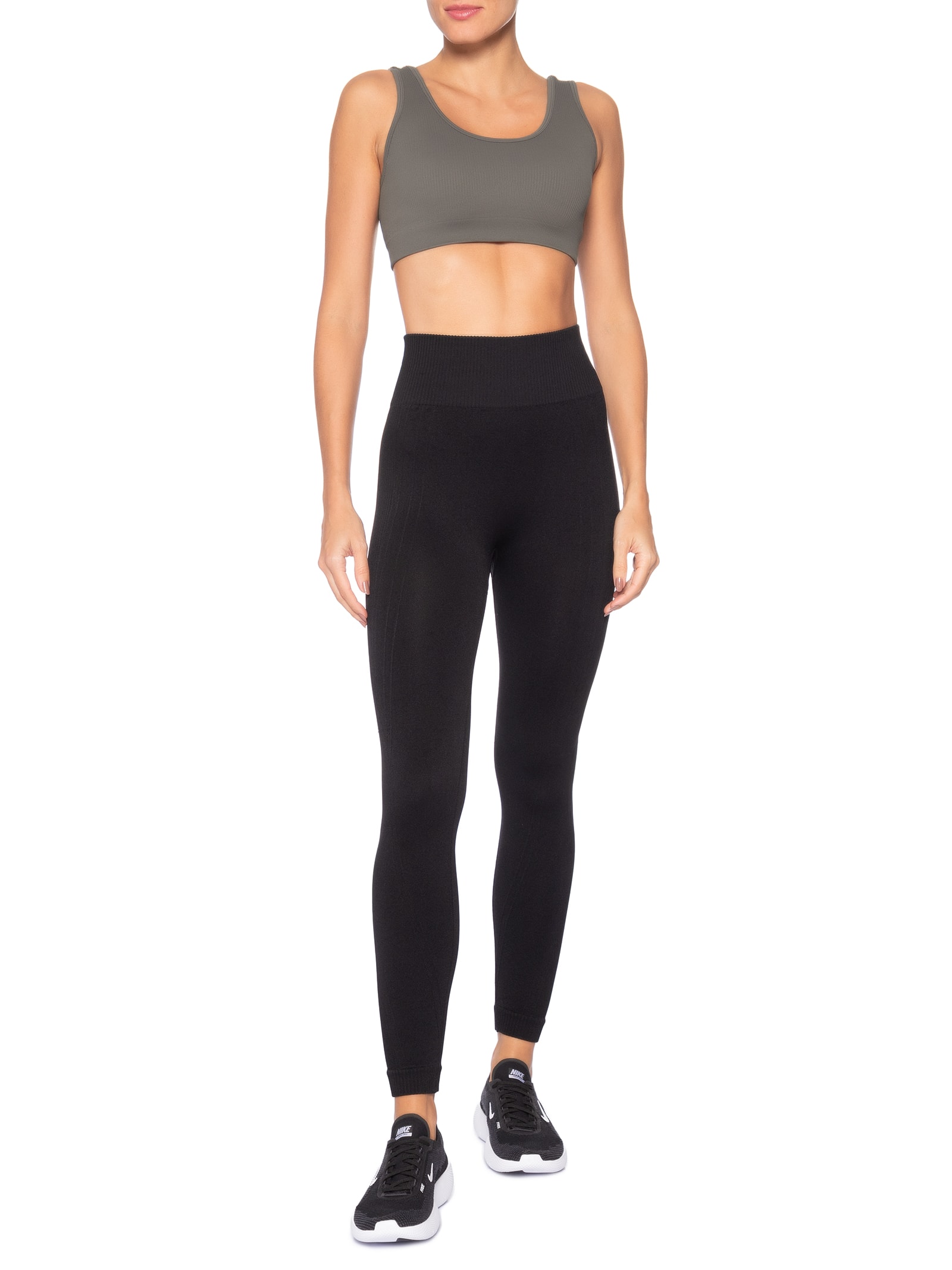 Top Feminino Cinza Hering Sports