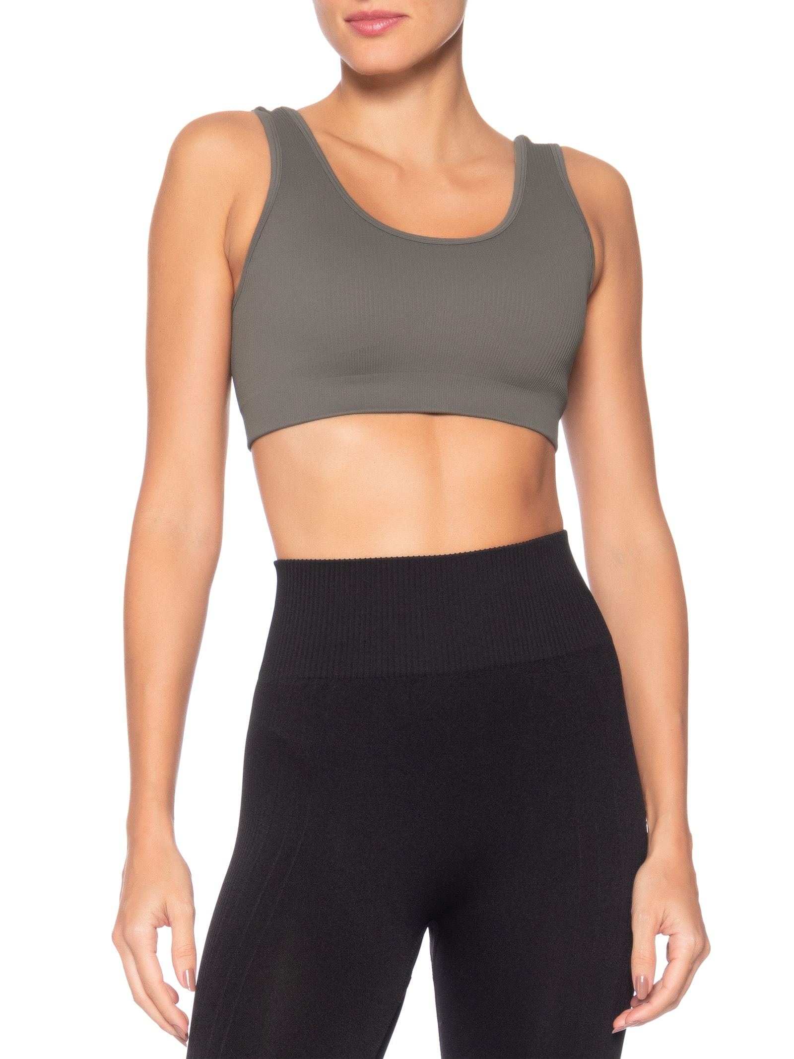 Top Feminino Cinza Hering Sports