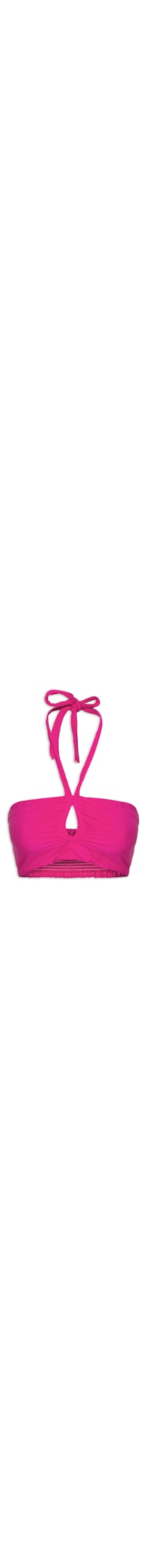 Top Feminino Cropped Frente Única - Rosa