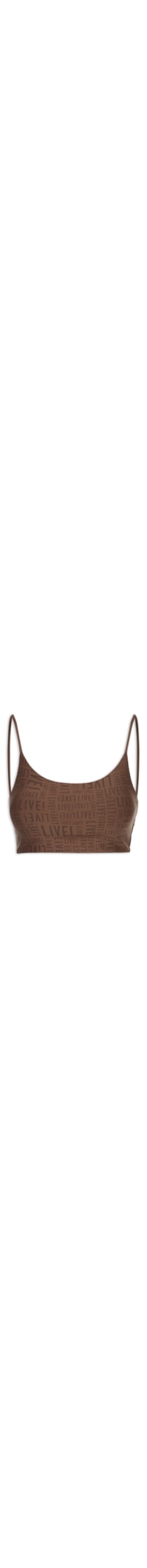 Top Feminino Curve - Marrom