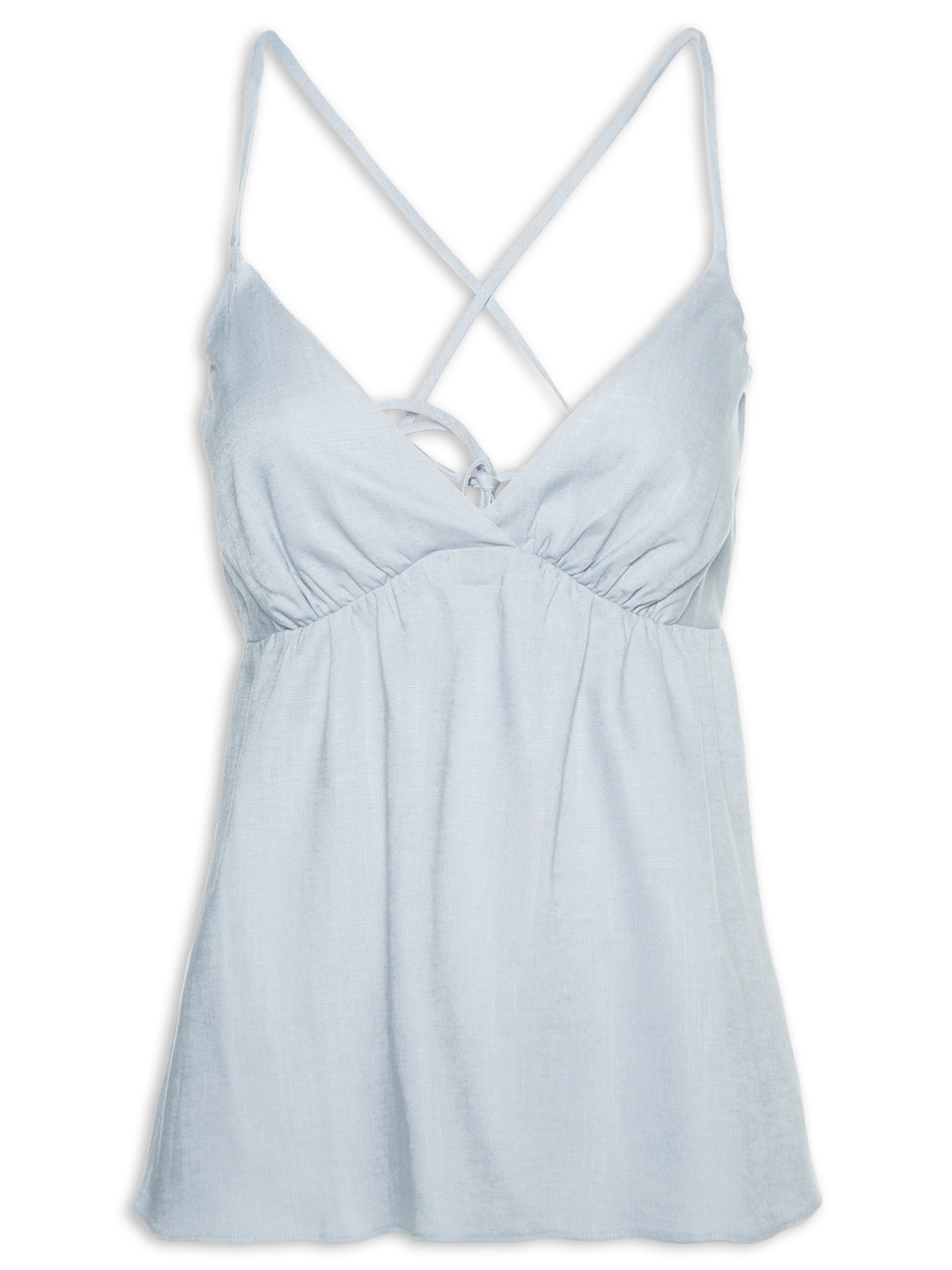 Top Feminino de Linho Millie Azul Animale Jeans