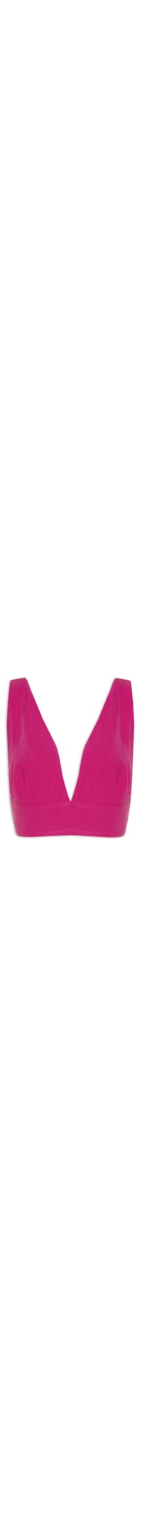 Top Feminino Decote V - Rosa