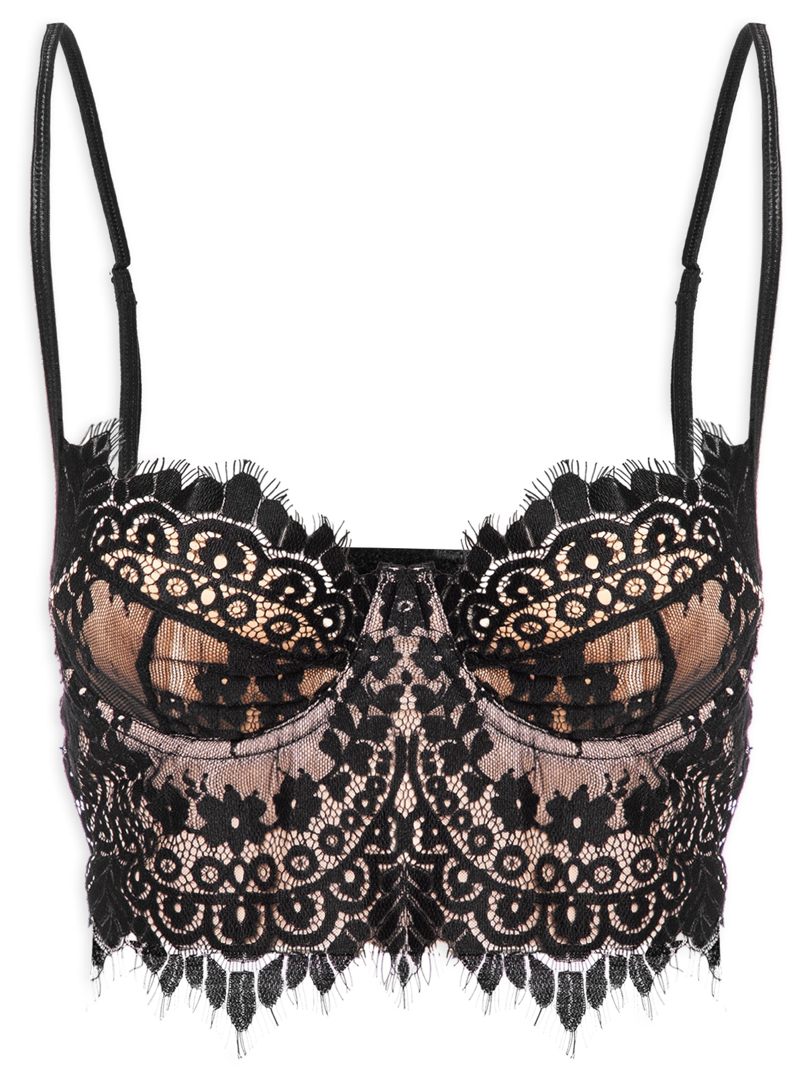 Top Feminino Em Renda Preto Market 33