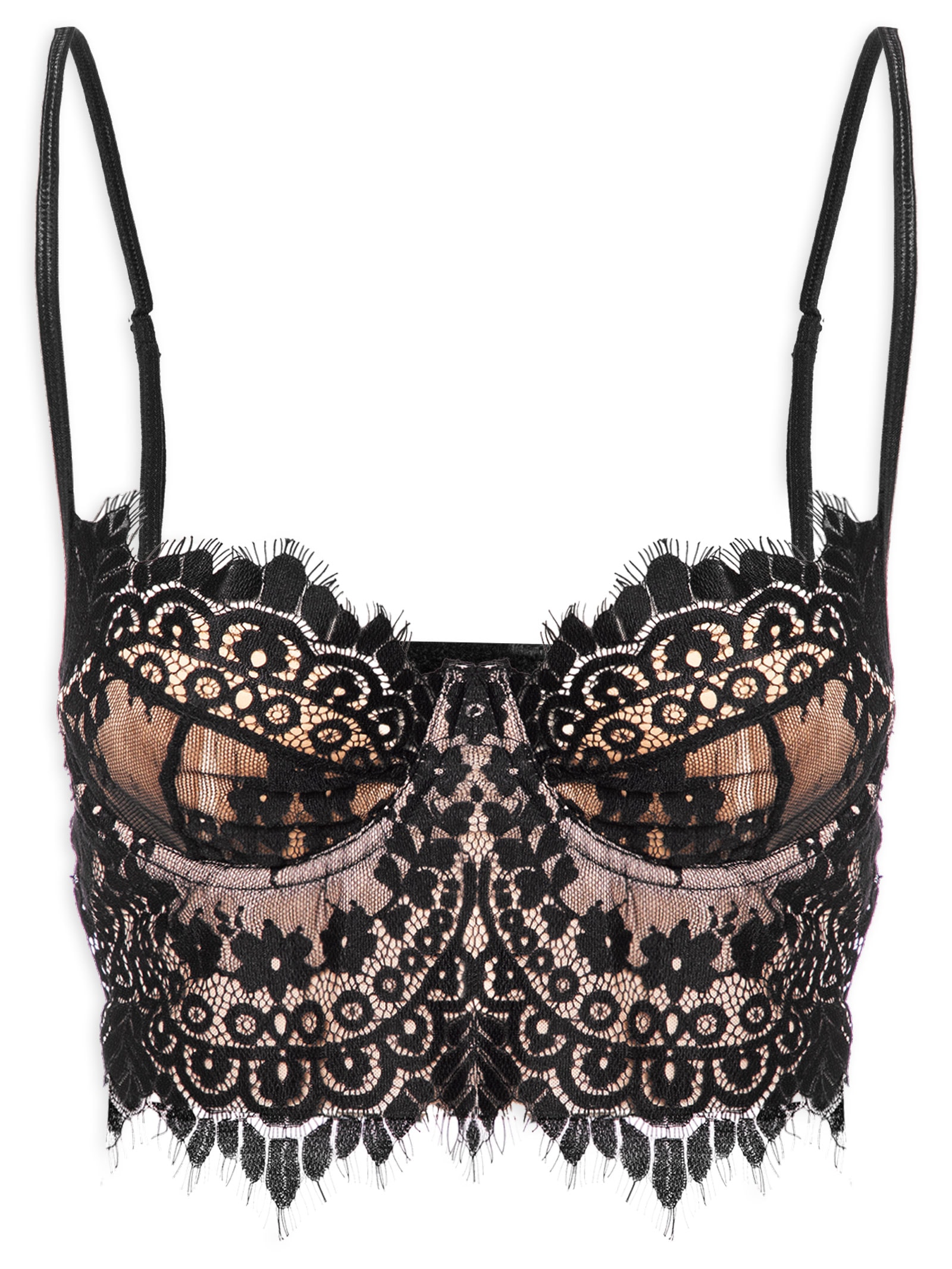 Top Feminino Em Renda Preto Market 33