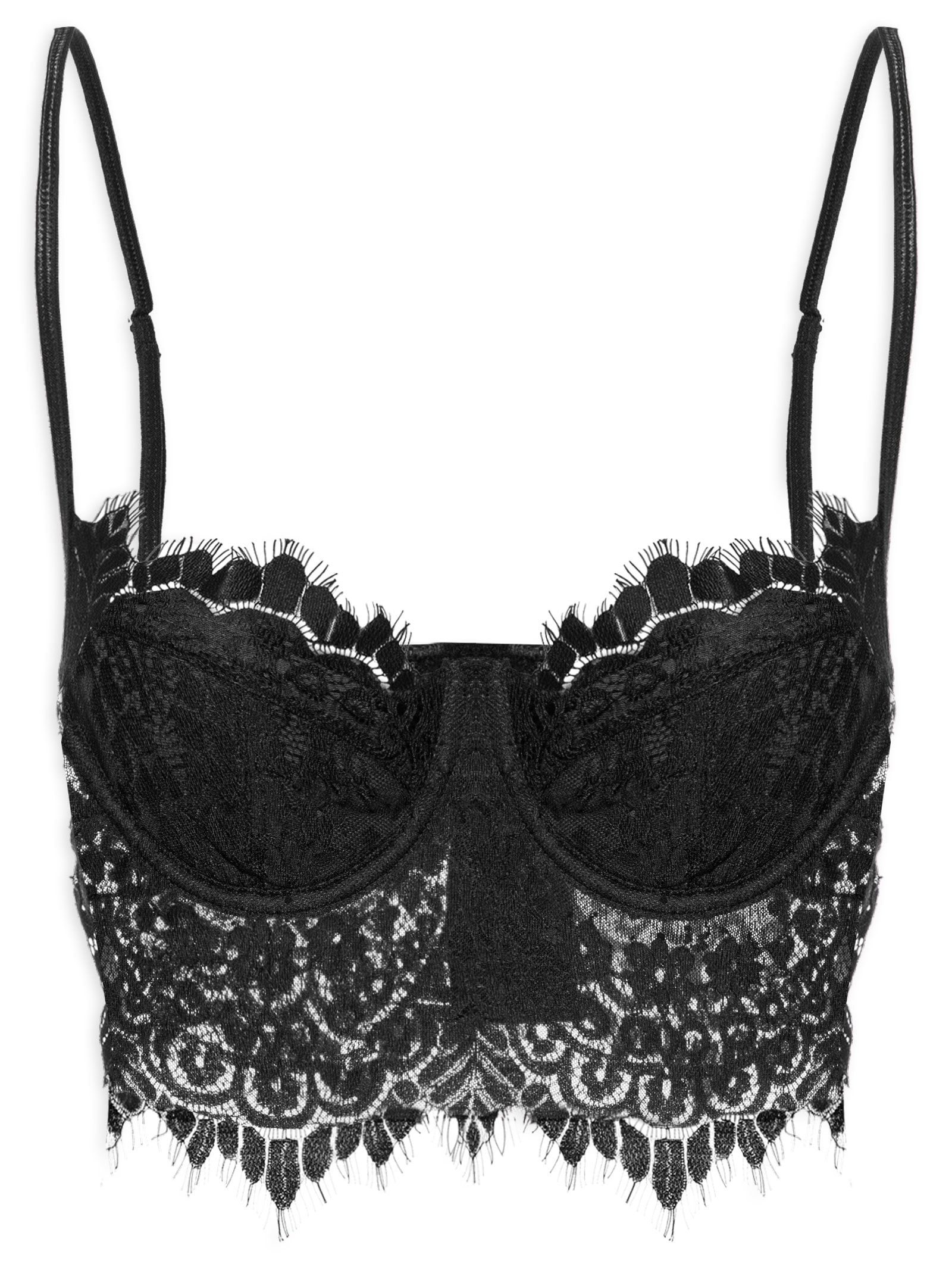 Top Feminino Em Renda Preto Market 33