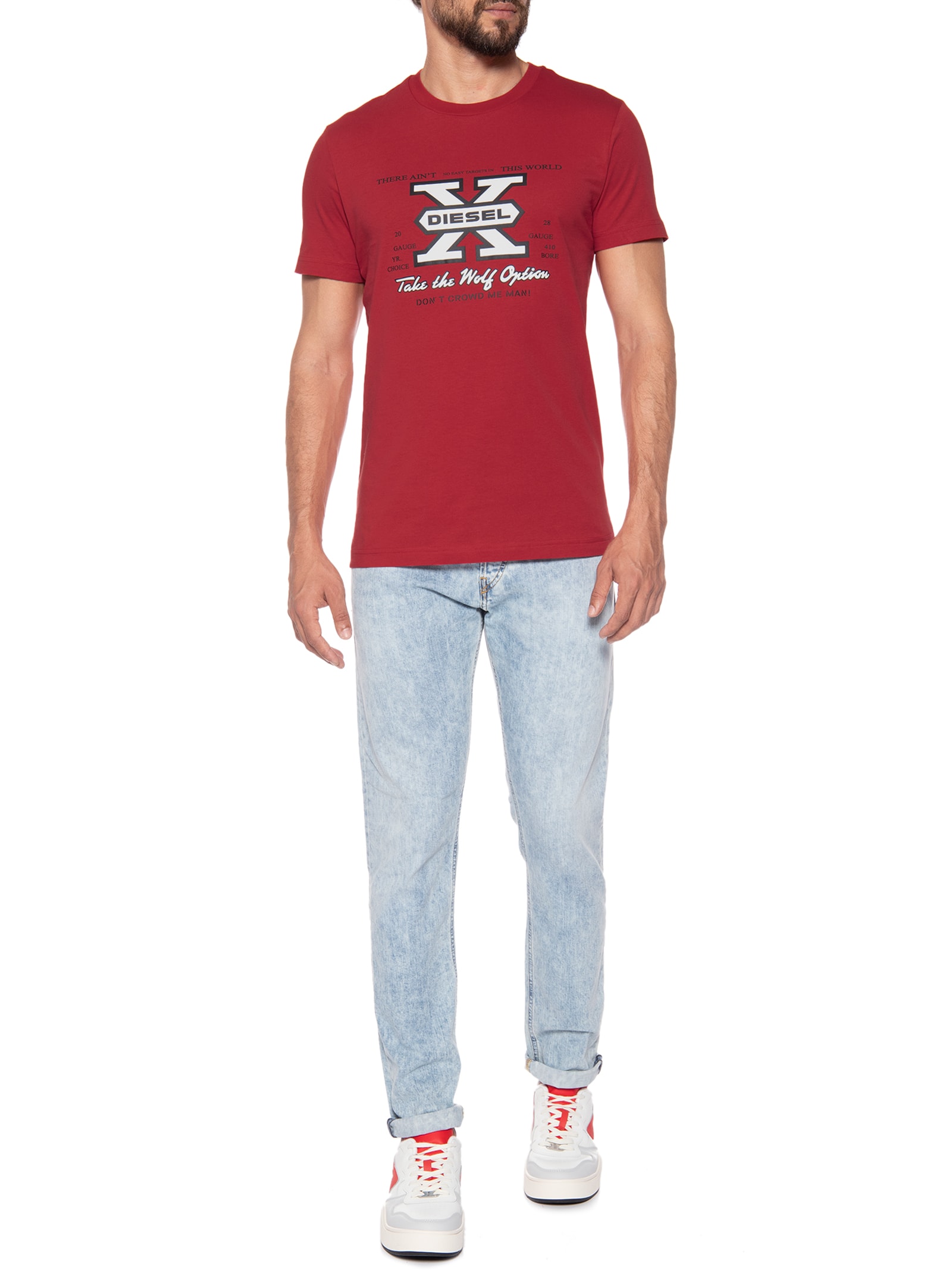 Top Feminino Em Tricot Bege  Diesel