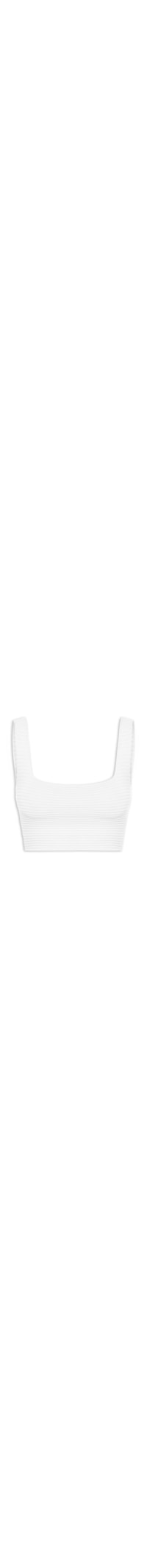 Top Feminino Em Tricot - Off White
