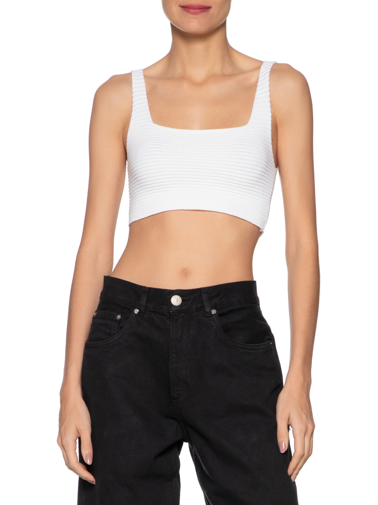 Top Feminino Em Tricot Off White Market 33