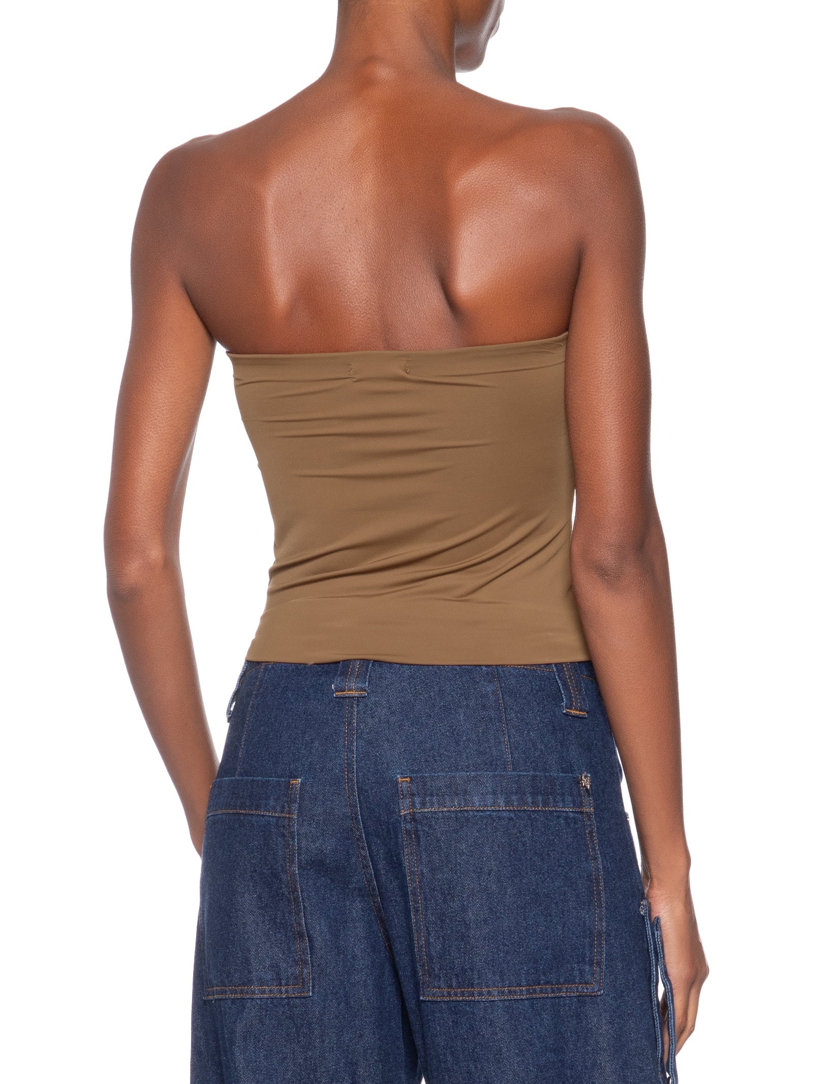 Top Feminino Faixa – Marrom Market 33