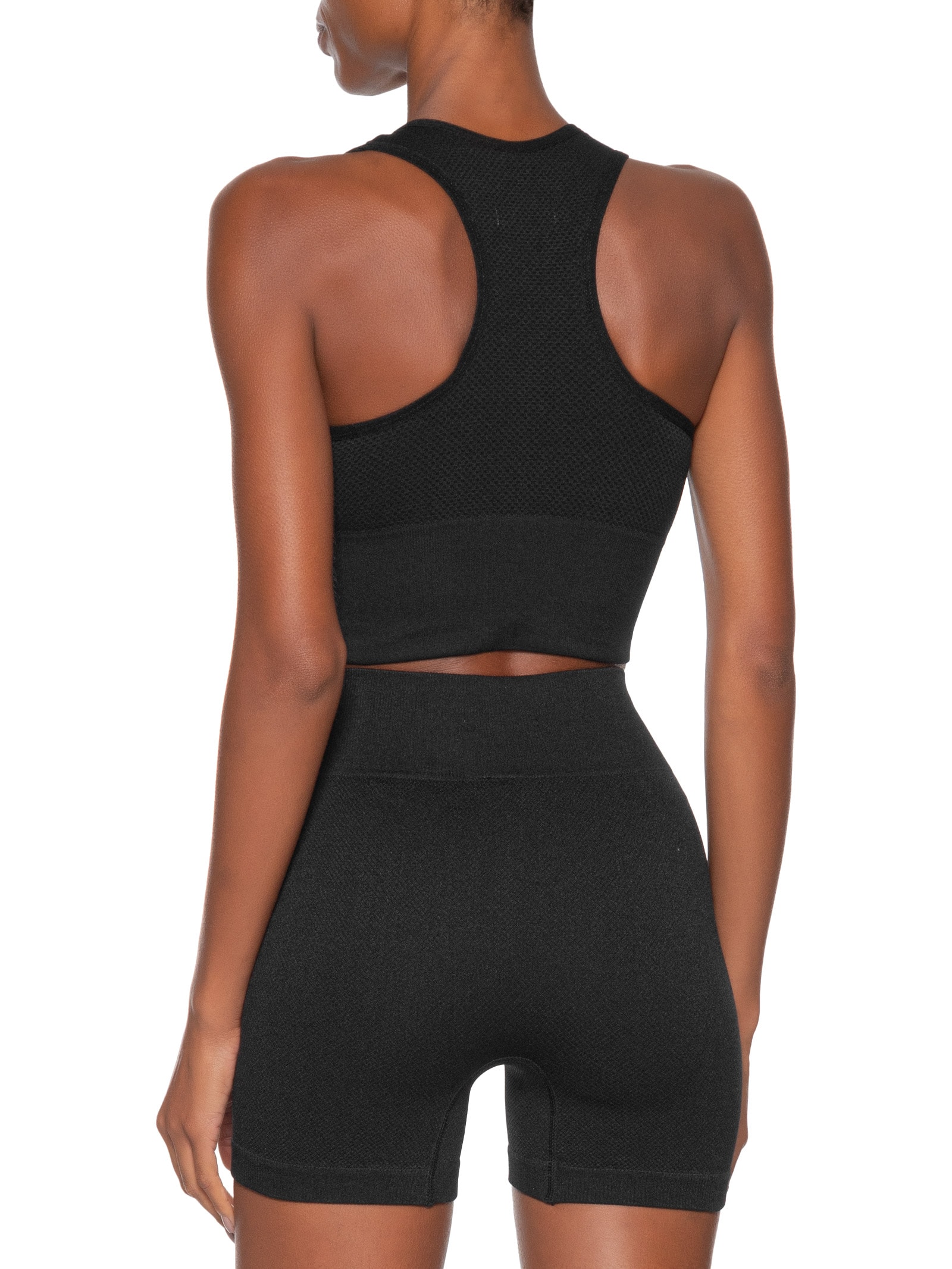 Top Feminino Fitness Com Bojo Removível Preto Basiq