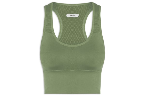 Top Feminino Fitness Com Bojo Removível - Verde