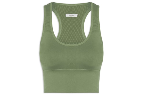 Top Feminino Fitness Com Bojo Removível - Verde