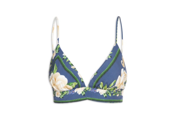 Top Feminino Flor Celeste - Azul