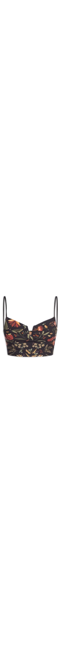 Top Feminino Inverno Tropical - Preto