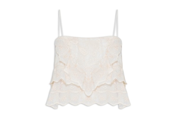 Top Feminino Jardim Secreto V26 - Off White