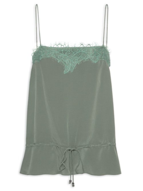 Top Feminino Laura Thyme – Verde