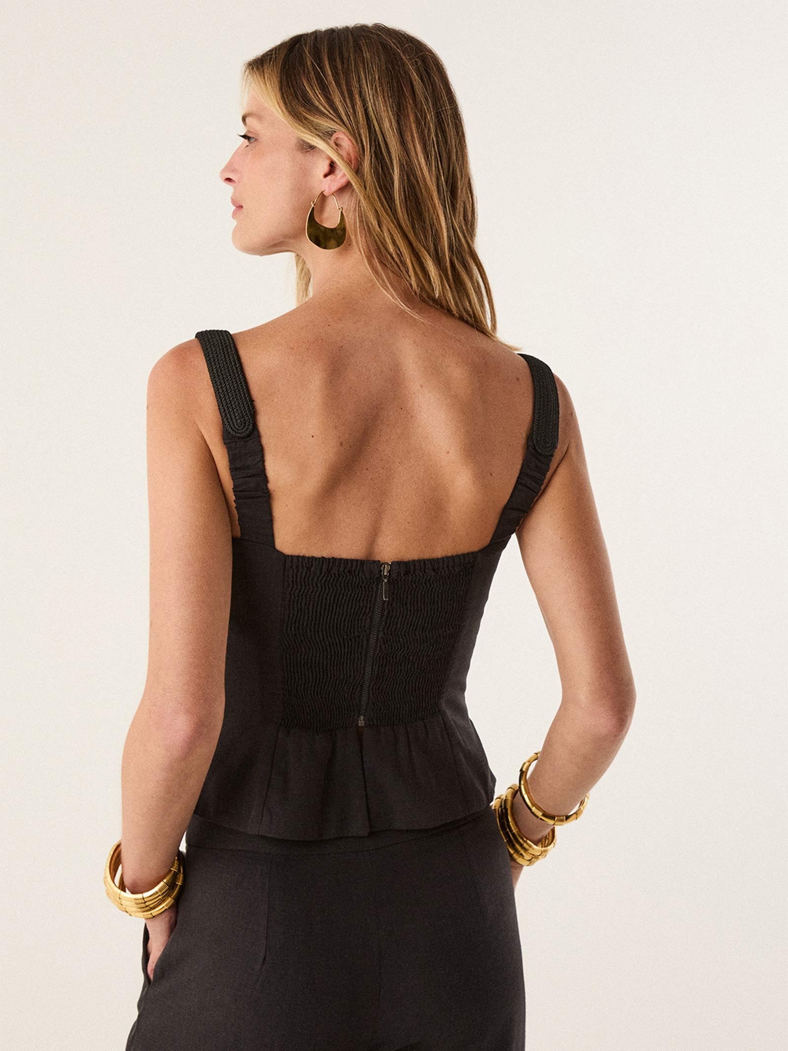 Top Feminino Lian detalhe Preto Vix