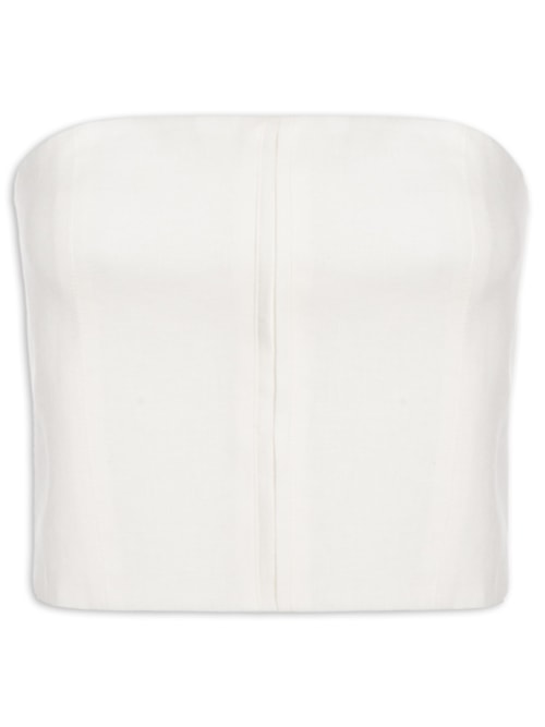 Top Feminino Linho Alongado – Animale