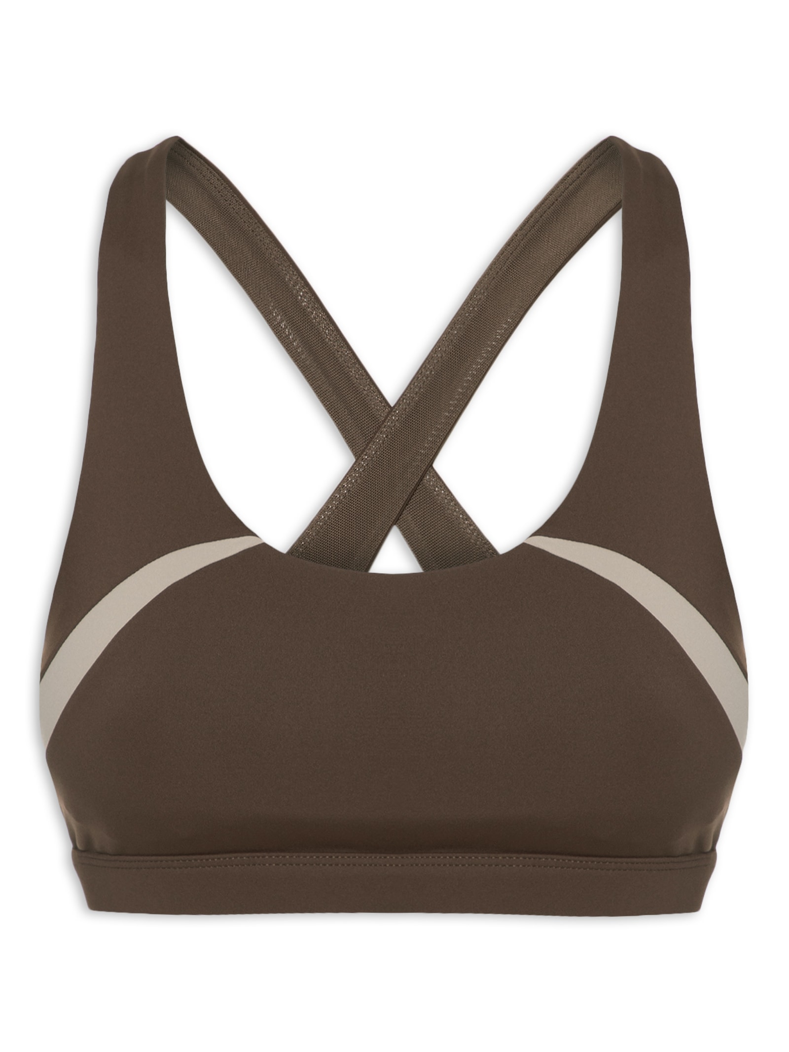 Top Feminino Marrom Hering Sports