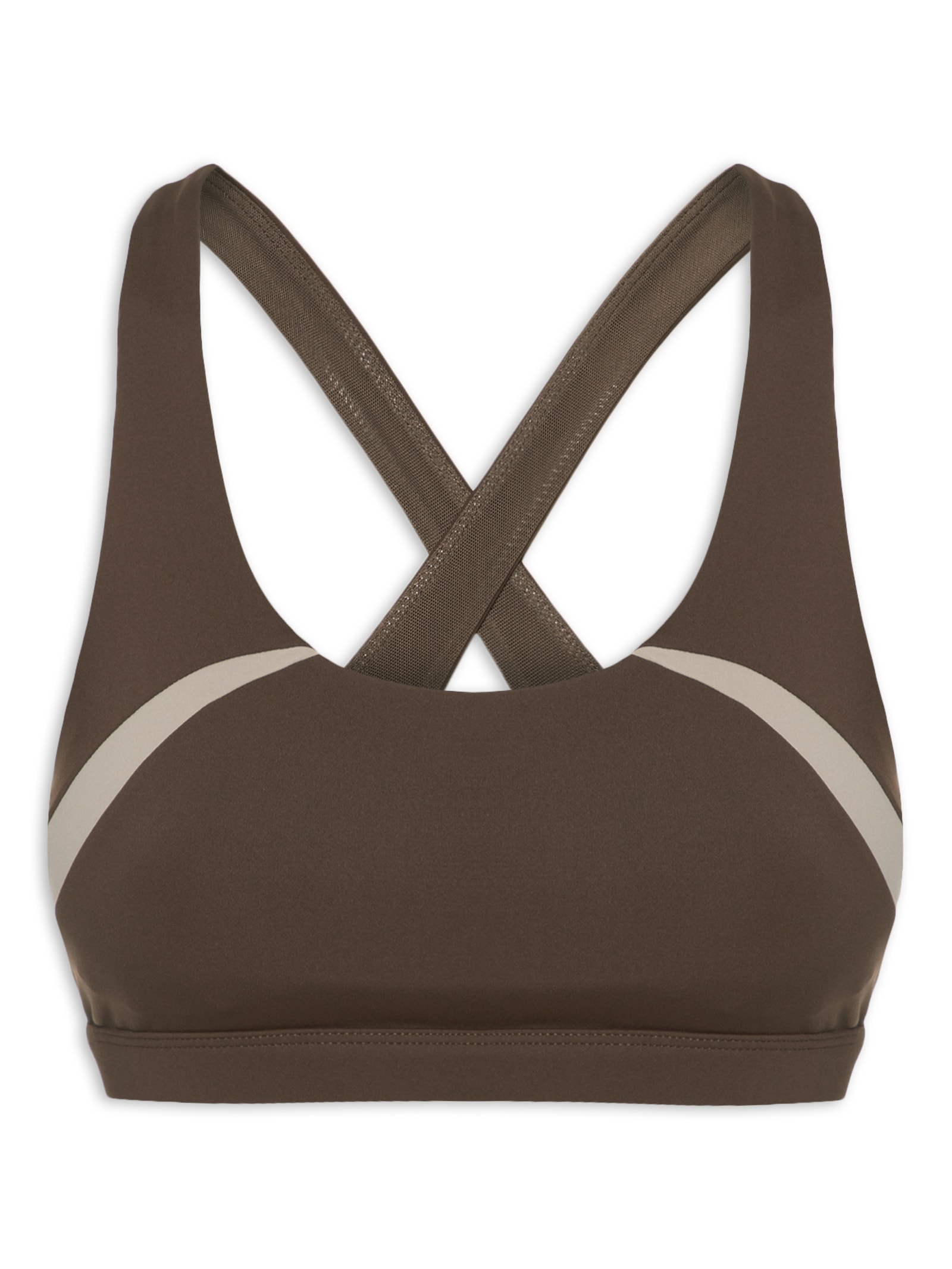 Top Feminino Marrom Hering Sports